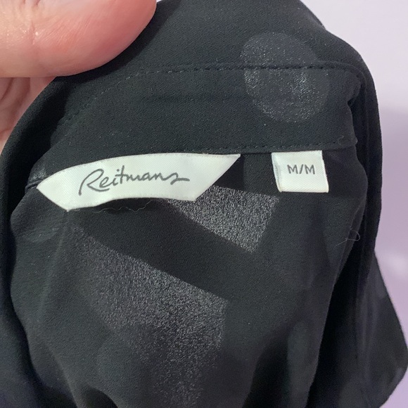 Reitmans sheer blouse Size M - Picture 7 of 8
